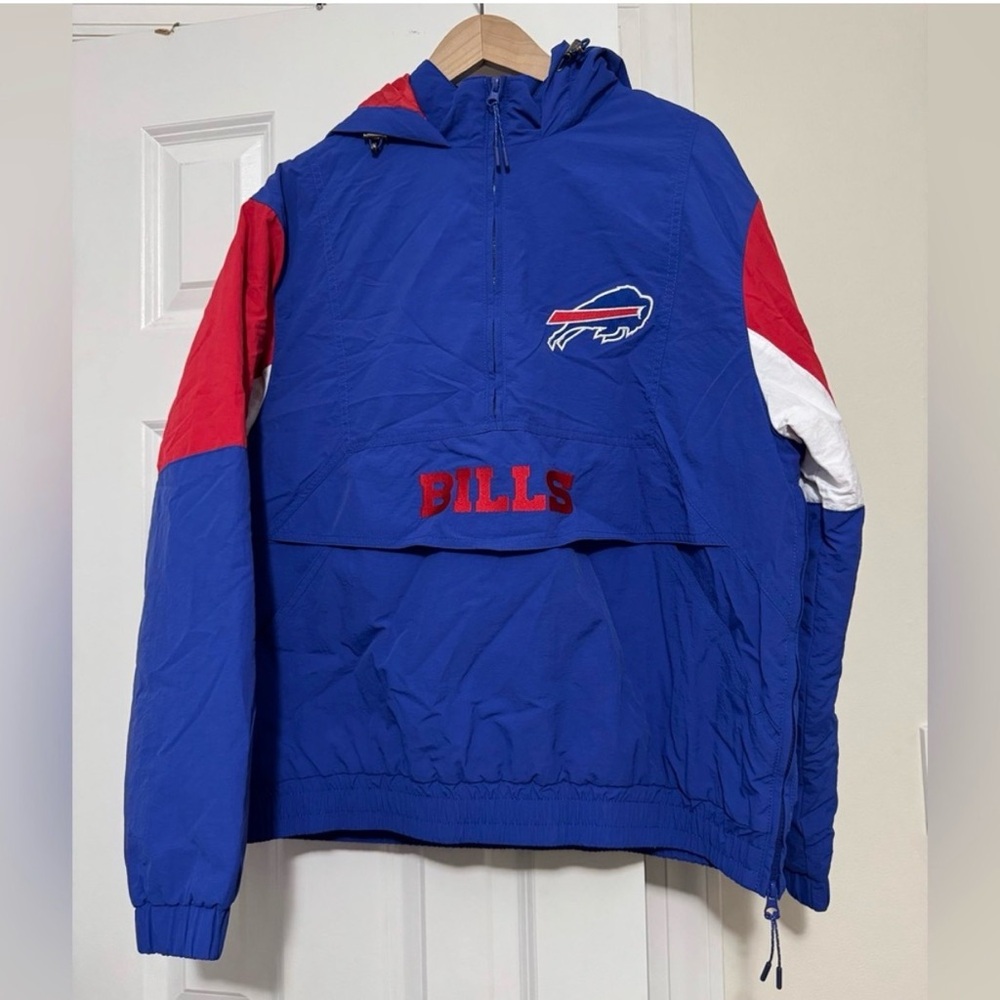 NFL Buffalo Bills Blue and Red Team Apparel Jacket